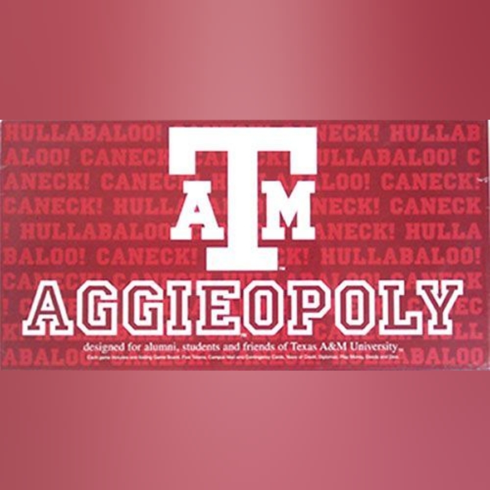 Vintage Texas A&M Aggieopoly Board Game